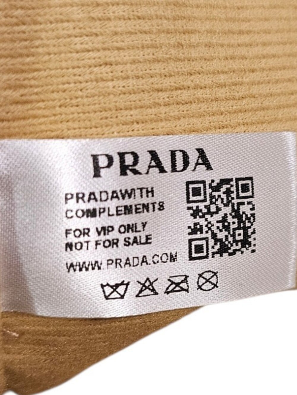 Prada Tan Faux-Fur Quilted Tote Bag - Picture 7 of 9